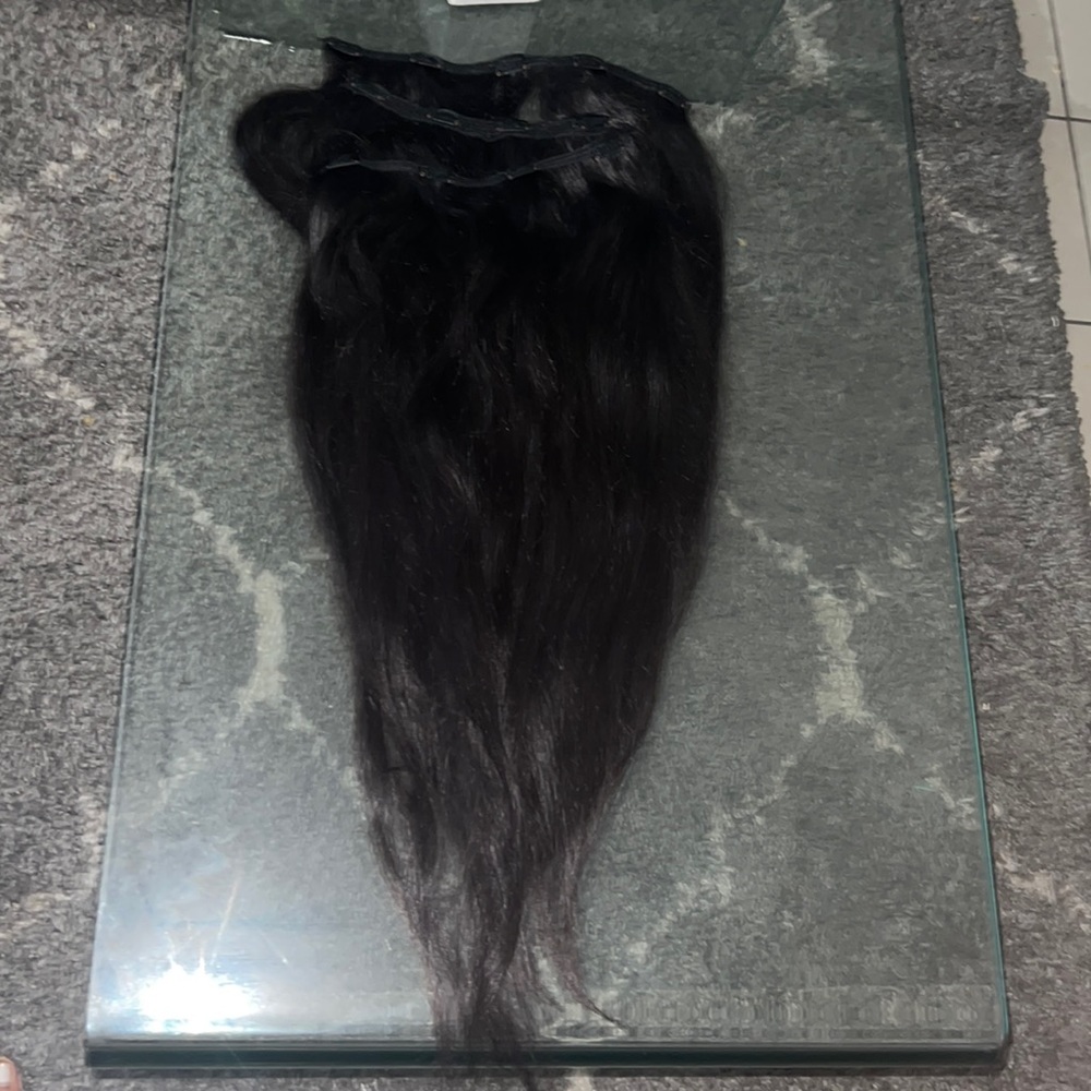 100% Indian human hair 28”